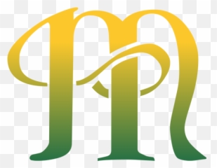 Green Letter M - Tulisan Keren Huruf png