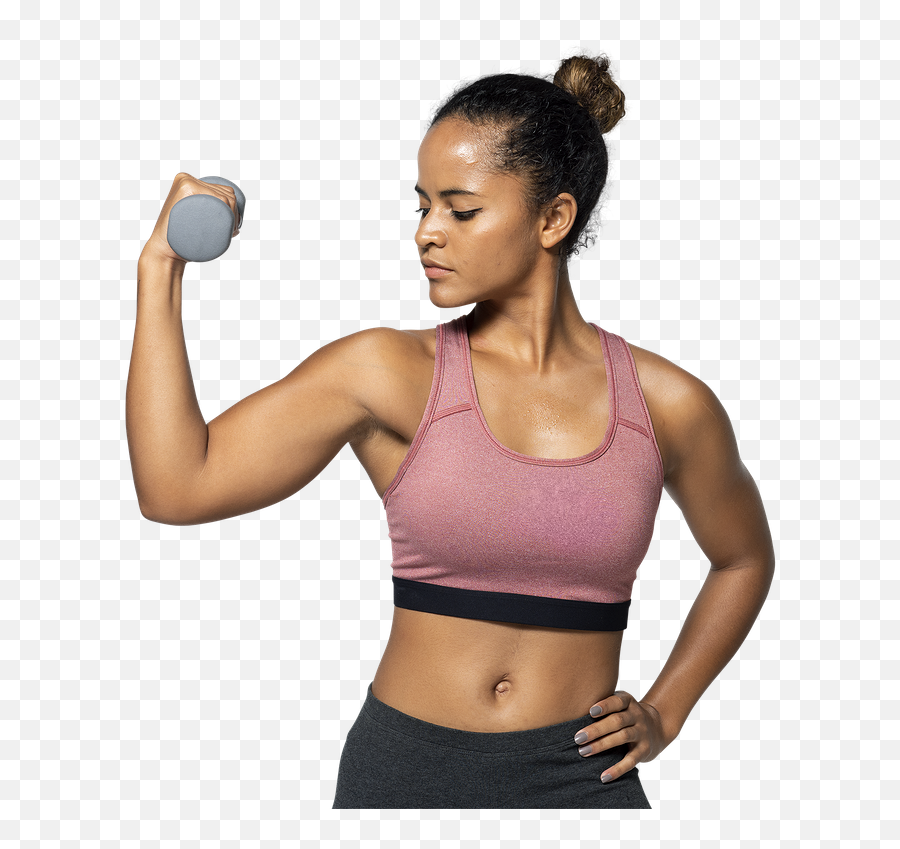 Download Free Dumbbell Woman Young Fit Exercise Icon Favicon - Fitness Black Woman Png,Exercise Icon Png