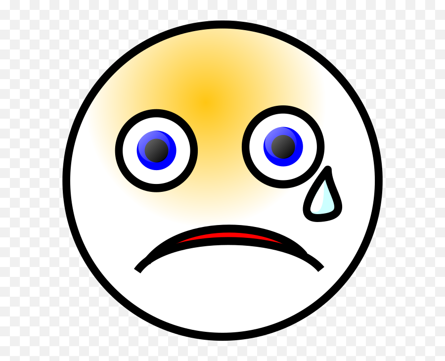 Crying Smiley Png Svg Clip Art For Web - Download Clip Art Dot,Cry Face Icon