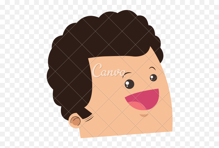 Cute Face Of Happy Man Icon - Canva Png,Happy Man Icon