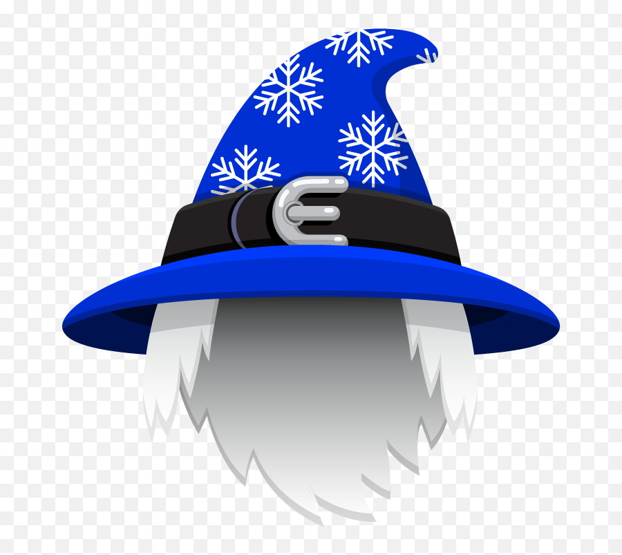 Blizzard Wizard Hat With Hair - Box Critters Wiki Chapeu De Mago Png,Wizard Icon