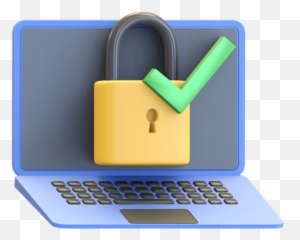 Locked Icon - Download in Line Style Office Equipment png