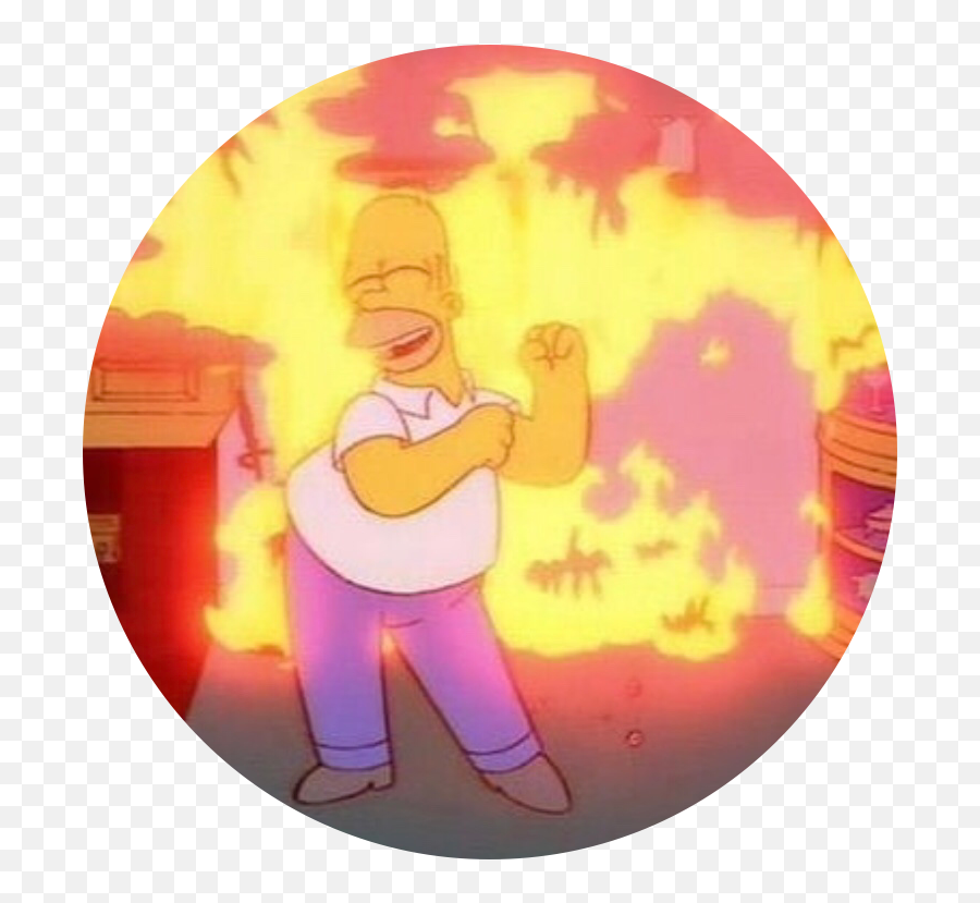 Fire Simpson Thesimpsons Homer 315439777172211 By H0ekage8 Png Icon
