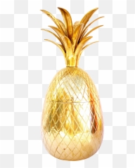 Gold Pineapple Png - Transparent Cartoon Jingfm Portable Network Graphics