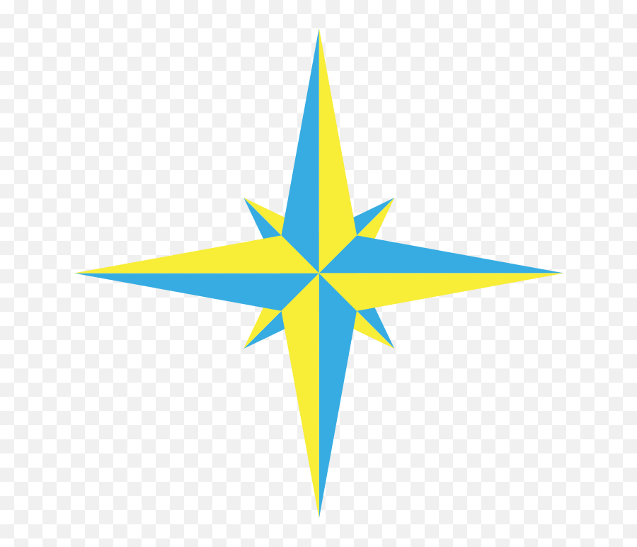Cropped - North South East West Transparent Png,North Star Png