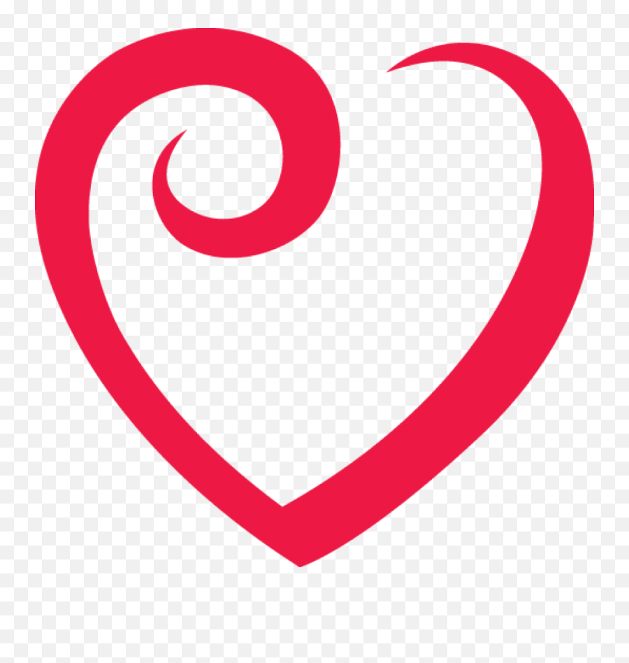 Download Red Outline Heart Png Image - Emblem,Heart Png Outline