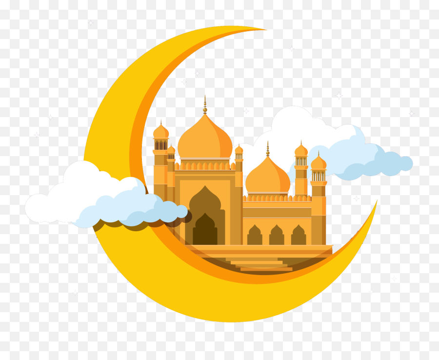 10 Mosque Clipart Moon Png Free Clip