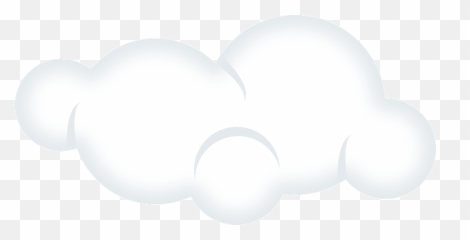 Pin Cloudy Sky Clipart - White Vector Png Transparent Heart