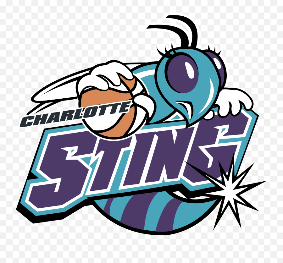 Charlotte Sting Logo Png Transparent - Charlotte Hornets Vector Logo,Sting Png