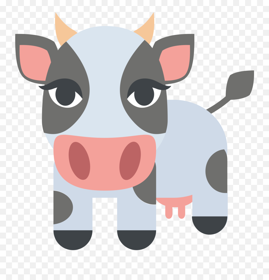 Emoji Clipart Cow - Emoji Png,Cow Emoji Png