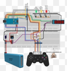 Topside Circuit Breadboard Layout - Labrador Nature Reserve Png,Ps2 Controller Png