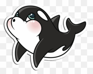 Killer Whale Clipart Arctic Animal - Killer Whale Blowing Bubbles Png,Whale Clipart Png