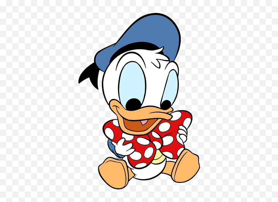 Bowtie Clipart Donald Duck Transparent - Baby Donald Duck Cartoon Png,Daisy  Duck Png - free transparent png images 
