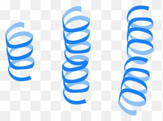 Streamers Blue Transparent Png