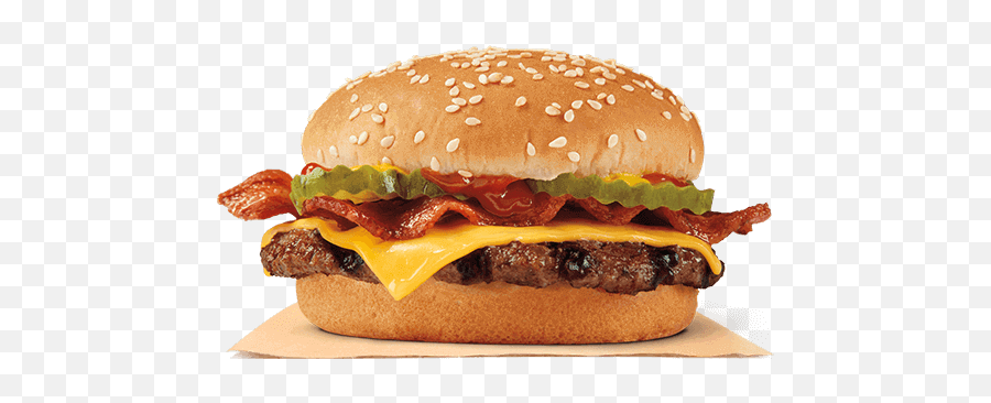 Bacon Cheeseburger - Hungry Jacks Whopper Png,Cheeseburger Png
