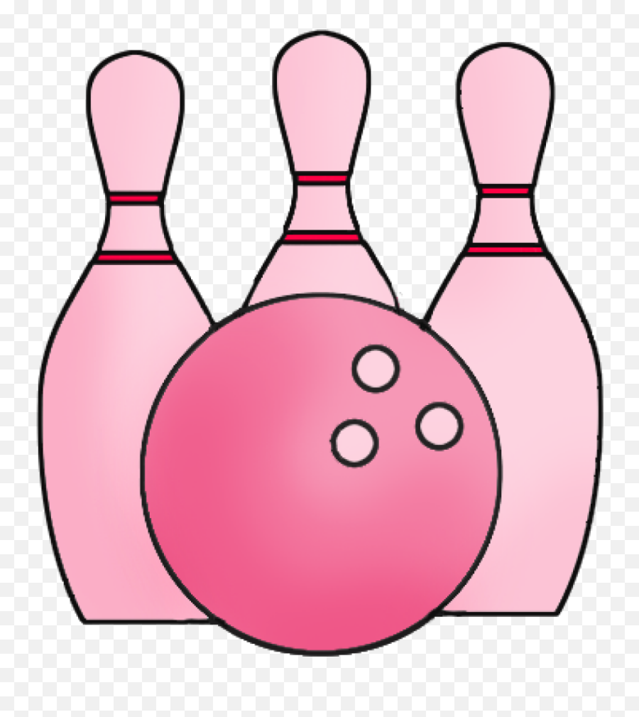 Bowling Clipart Skittles - Pink Bowling Ball Clip Art Png,Skittles Logo Png