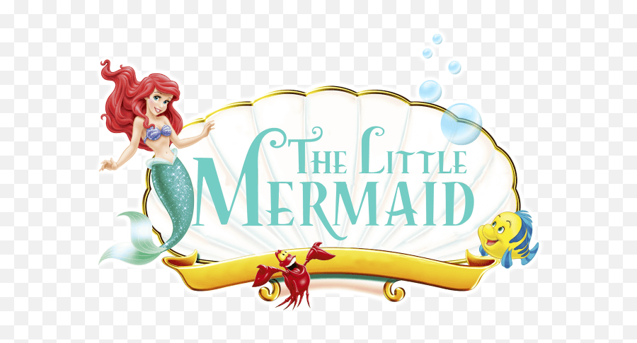 The Little Mermaid Coloring Pages Print And Colorcom - Logo My Little Mermaid Png,The Little Mermaid Png