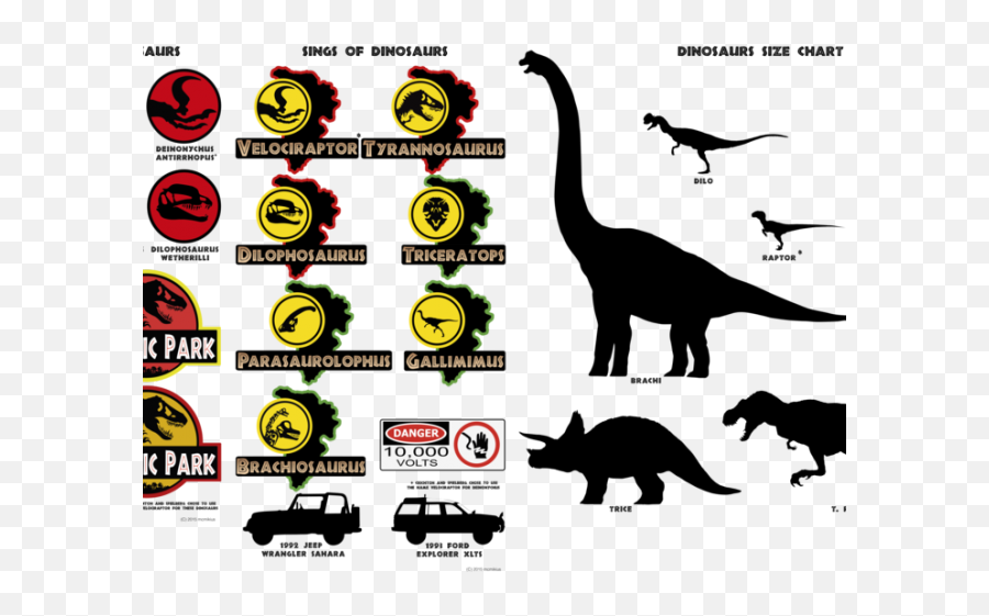 Jurassic World Dino Logos - Jurassic Park Dinosaur Logos Png,Jurassic Park Logo Png