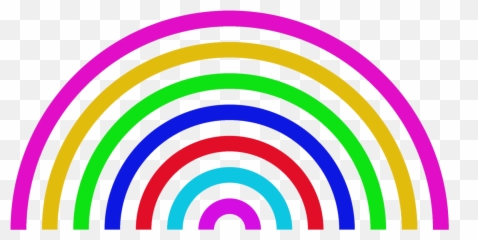 Rainbow Png Free Stock Photo - Circle