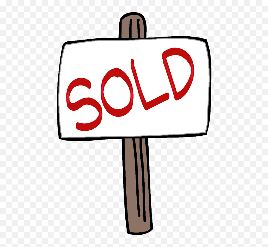 Sold Sign Clip Art - Sold Sign Clip Art Png,Sold Sign Png