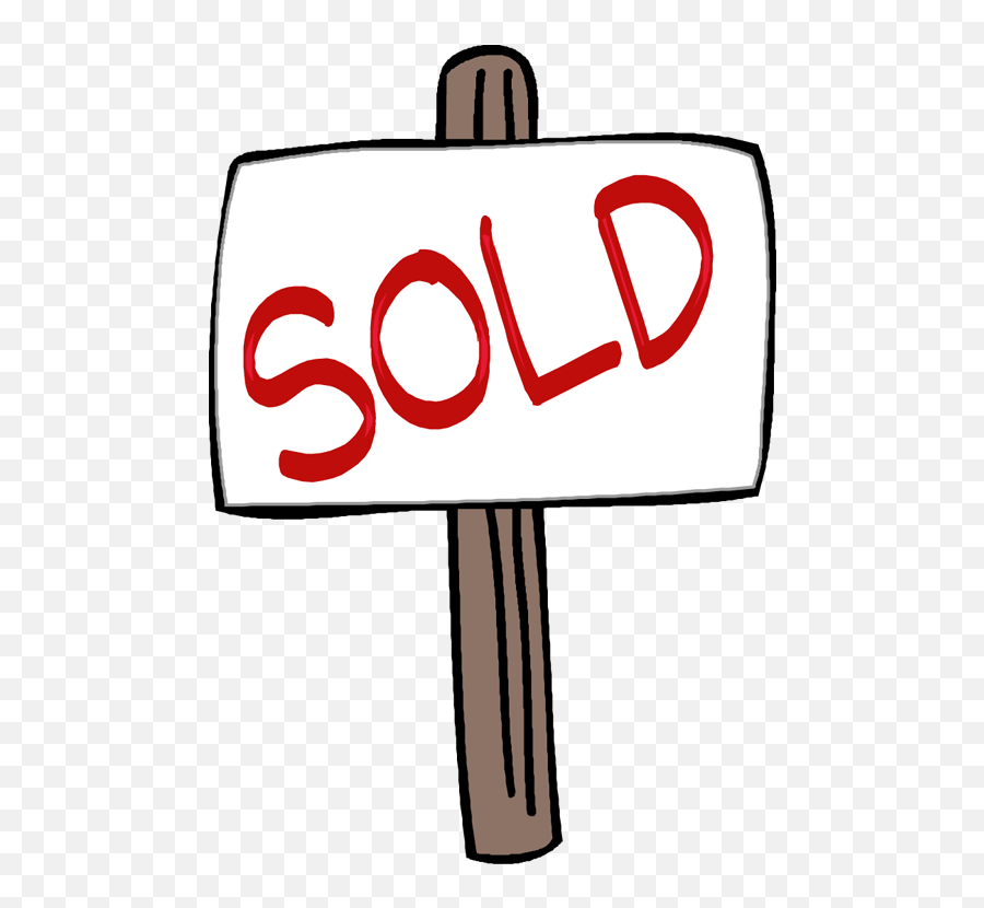 sold sign clip art