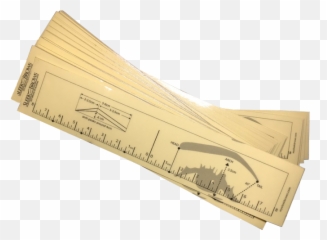 Download Clear Eyebrow Ruler - Wood HD Png uokplrs