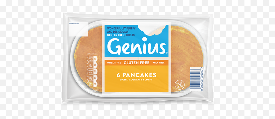 Ready - Made Gluten Free Pancakes Where To Buy Genius Pancakes Genius Gluten Free Pancakes Png,Pancakes Png