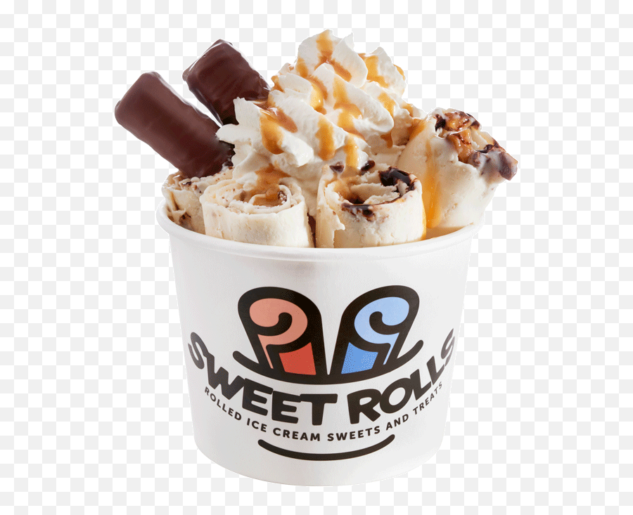 The Candy Bar Roll Menu Sweet Rolls Rolled Ice Cream - Sweet Rolls Gulfport Png,Candy Bar Png