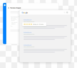 Embedreviews Features Google Yelp Or Facebook - Vertical png
