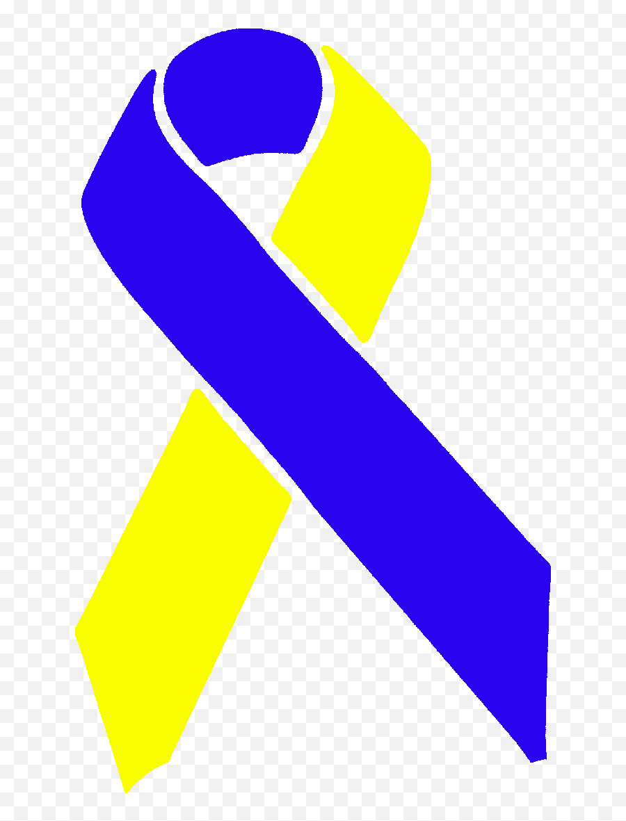 Yellow Ribbon Png - Blue And Yellow Ribbon Png Download Clip Art,Blue Ribbon Png