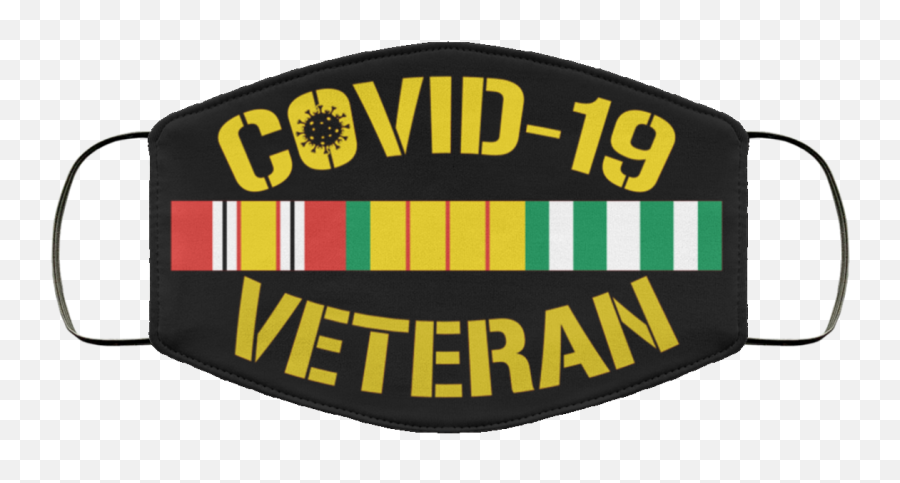Covid - 19 Veteran Vietnam Veteran Flag Face Mask Zombie Hunter Png,Vietnam Flag Png