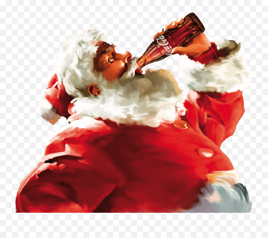 Origins Of Using Santa Claus In Advertising - Triangle Pai Natal Coca Cola Png,Santa Clause Png