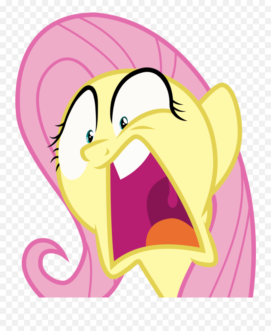 Mouth Svg Big Bird - Fluttershy Open Mouth Transparent Aesthetic My Little Pony Png,Open Mouth Png