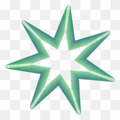 Green Flower Clip Art - Flower Logo Png Black,Green Flowers Png