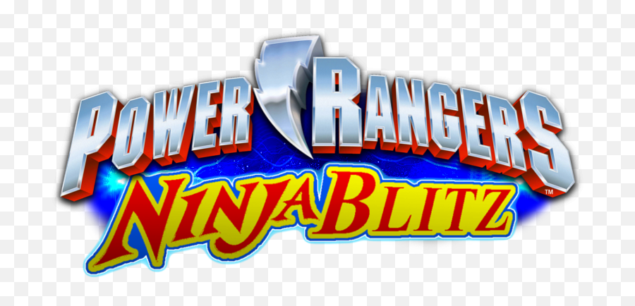Download Hd Power Rangers Ninja Blitz Logo - Power Rangers Power Rangers Ninja Storm Logo Png,Power Rangers Logo Png