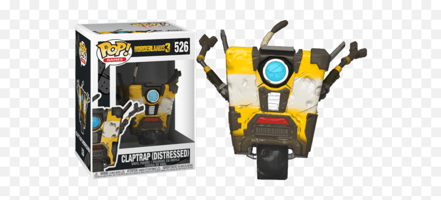 Borderlands 3 - Claptrap Pop Vinyl Funko Pop Borderlands Claptrap Png,Claptrap Png