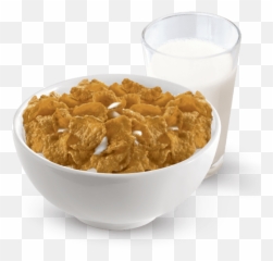 Bowl Of Cereal Png 1 Image - Milk And Cereal Frosted Flakes,Cereal Bowl Png
