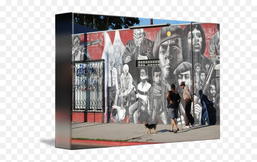 Black Panther Party Mural - Graffiti Png,Black Panther Party Logo