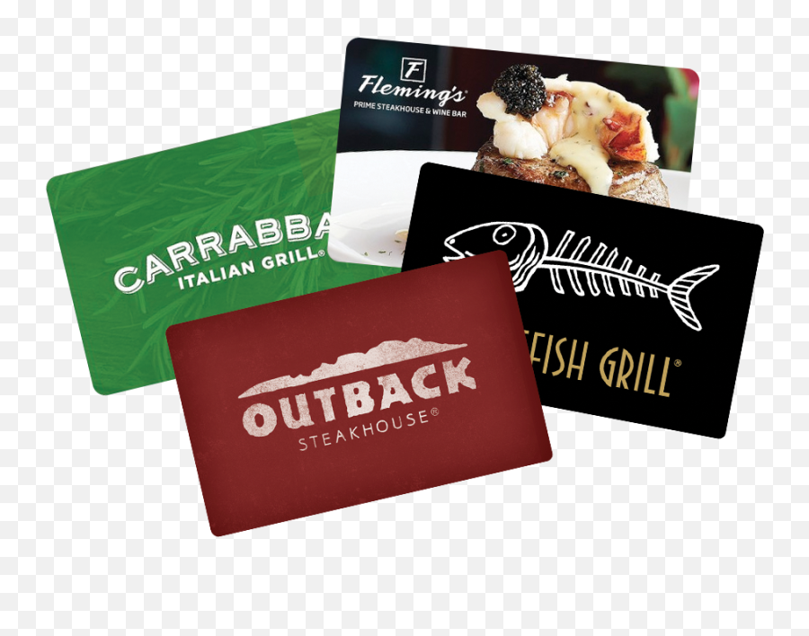 Bloomin Brands Gift Card - Outback Steakhouse Gift Card Png,Bone Fish Grill Logo