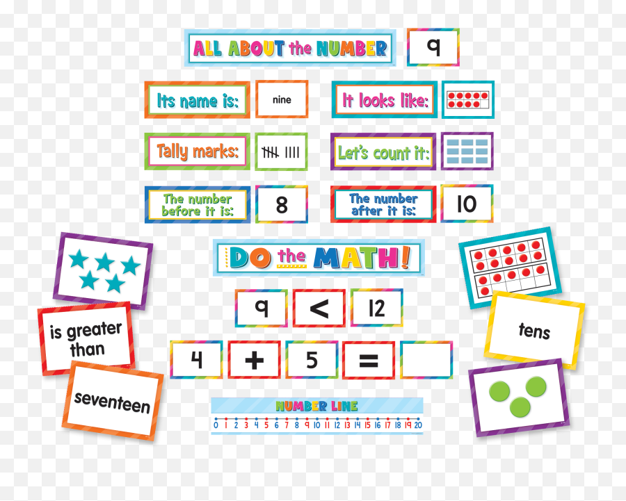 Numbers Counting U0026 More Pocket Chart Cards - Teacher Created Resources Pocket Chart Cards Png,Tally Marks Png