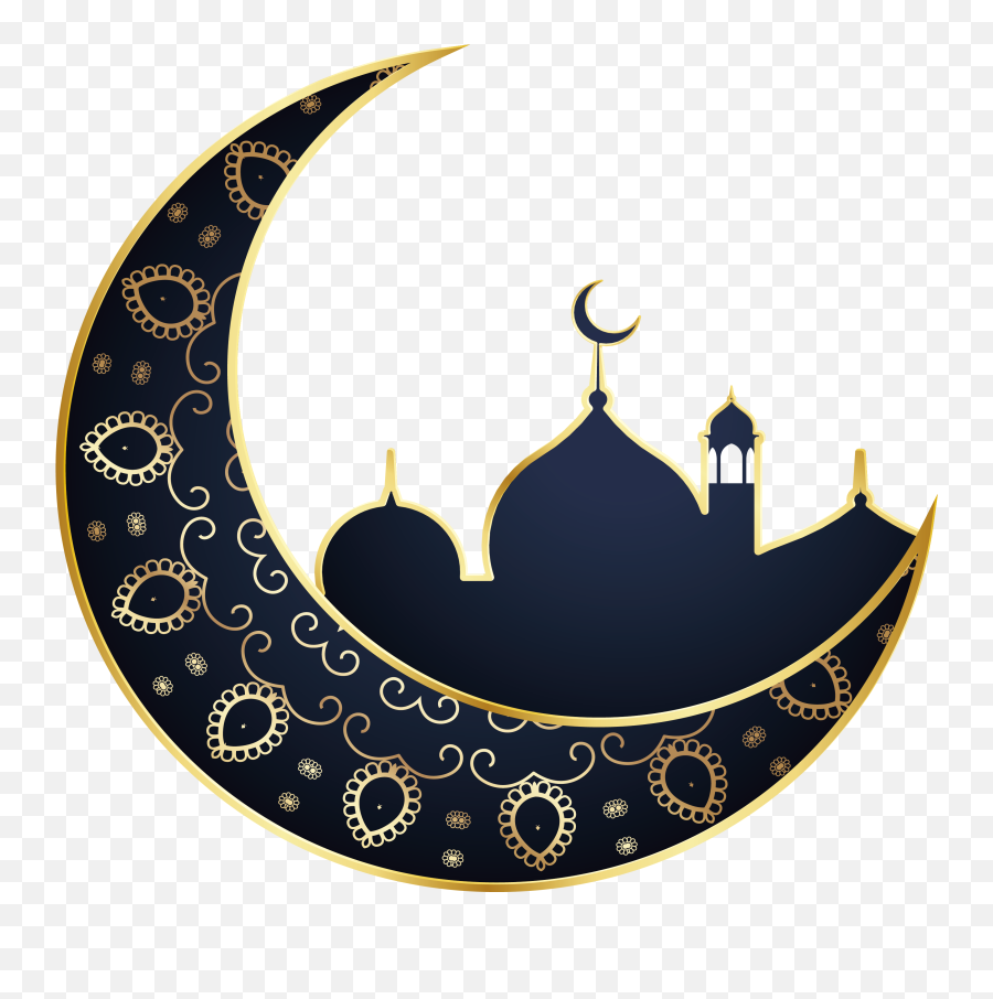 Mosque Ramadan Poster Moon Eid Clipart - Ramadan Png,Moon Silhouette Png