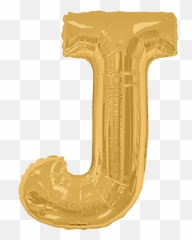 Gold Letter J 34u2033 Balloon - Big png