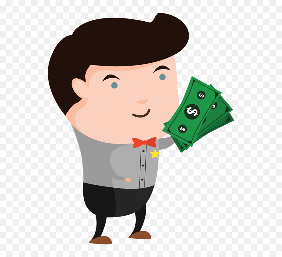 Library Of Businessman Banner Freeuse Money Png Files - Animated Thinking Man Png,Businessman Png