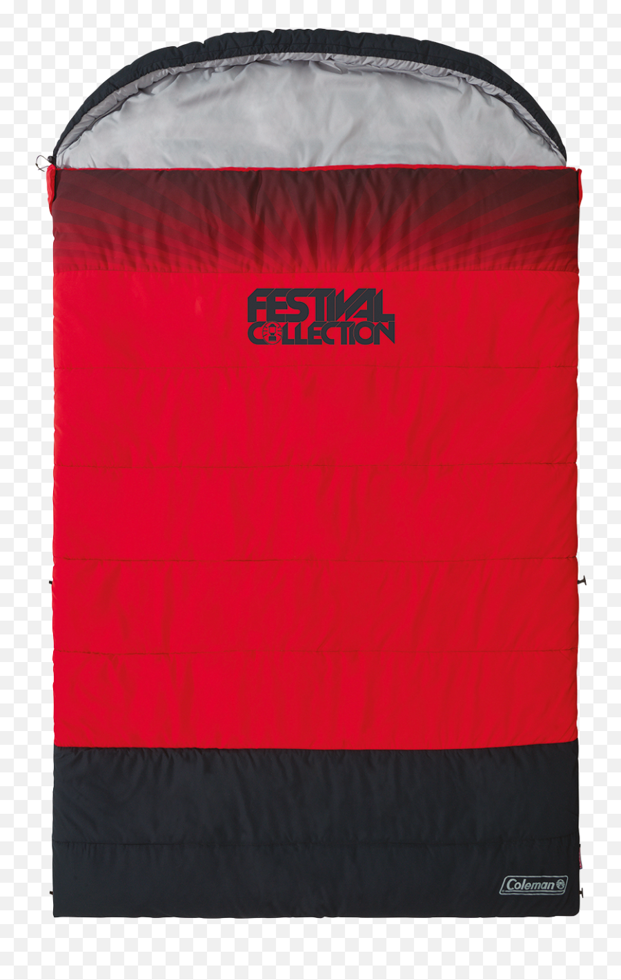 Coleman Festival Collection Double Sleeping Bag Redblack - Coleman Festival Collection Double Sleeping Bag Png,Sleeping Bag Png