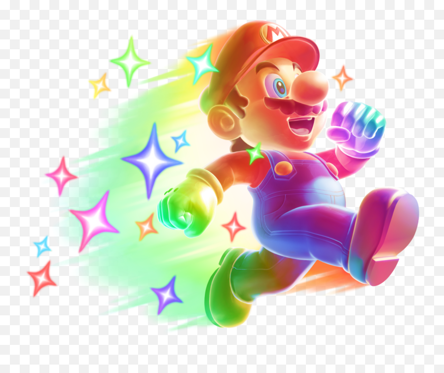 Invincible Mario - Super Mario Wiki The Mario Encyclopedia Mario Star Power Png,Star Effect Png