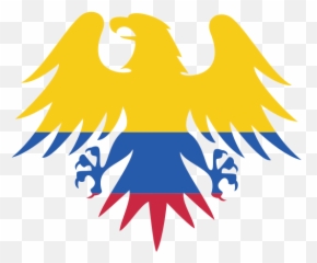 Colombian Flag Heraldic Eagle - Flag png