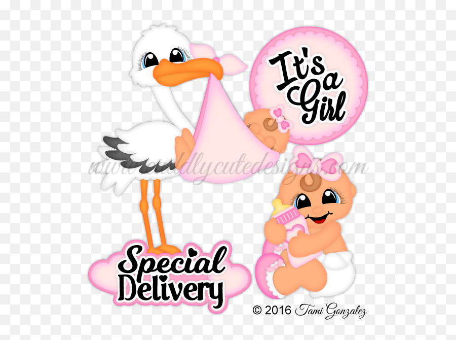 Itu0027s A Girl - Its A Girl Stork Gif Png,It's A Girl Png