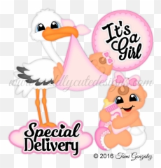 Itu0027s A Girl - Its A Girl Stork Gif Png,It's A Girl Png