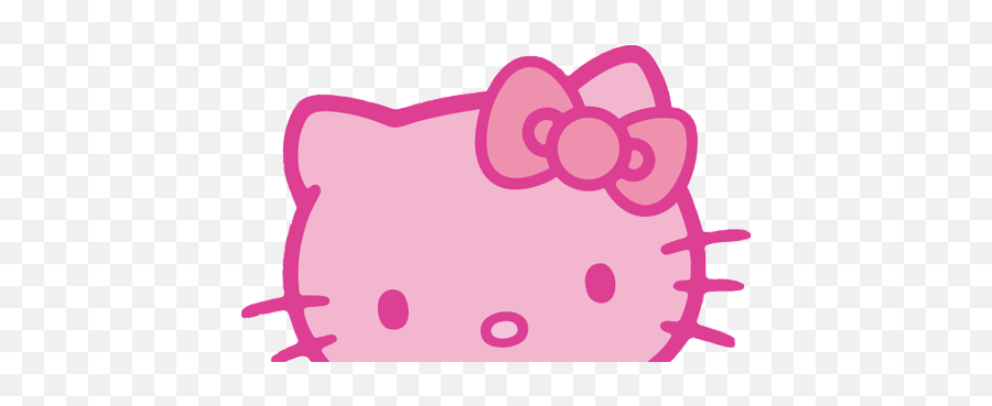 Pink Hello Kitty Head - Novocomtop Hello Kitty Sticker Png,Hello Kitty Desktop Icon Windows 7