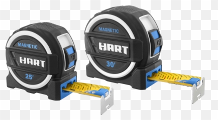 Hart Power Tools Lawn U0026 Garden Hand Accessories - 30 Foot Tape Measure With Fractions And Magnet png